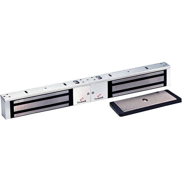 Made in USA - Electromagnet Locks Average Magnetic Pull (Lb.): 1200.000 (Pounds) Length (Inch): 22 - Exact Industrial Supply