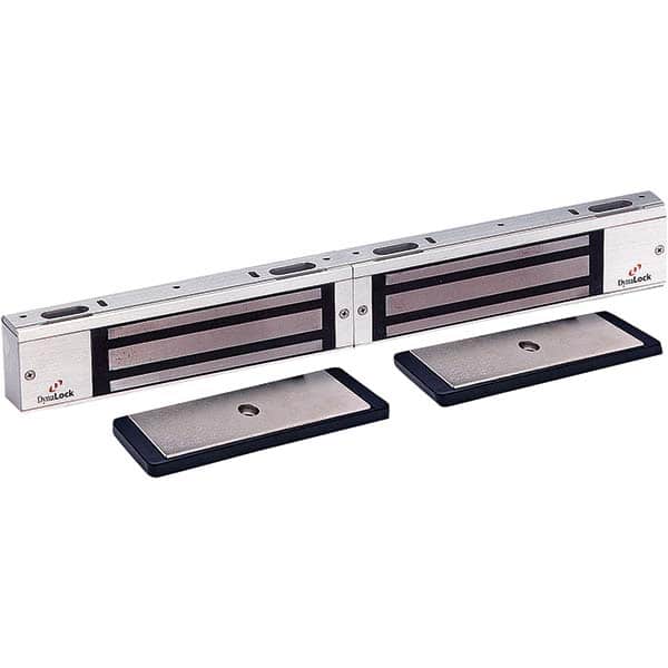 Made in USA - Electromagnet Locks Average Magnetic Pull (Lb.): 1500.000 (Pounds) Length (Inch): 22 - Exact Industrial Supply