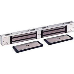 Made in USA - Electromagnet Locks Average Magnetic Pull (Lb.): 1500.000 (Pounds) Length (Inch): 22 - Exact Industrial Supply