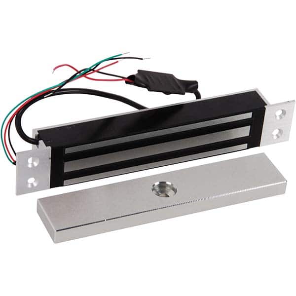 Made in USA - Electromagnet Locks Average Magnetic Pull (Lb.): 750.000 (Pounds) Length (Inch): 9 - Exact Industrial Supply