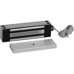 Made in USA - Electromagnet Locks Average Magnetic Pull (Lb.): 1200.000 (Pounds) Length (Inch): 7-7/16 - Exact Industrial Supply