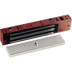 Made in USA - Electromagnet Locks Average Magnetic Pull (Lb.): 750.000 (Pounds) Length (Inch): 9-3/8 - Exact Industrial Supply