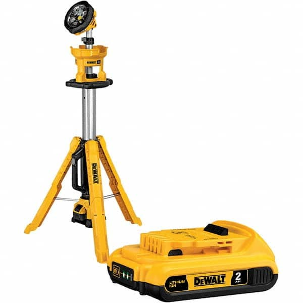 DeWALT - Cordless Work Lights Voltage: 20 Run Time: 11 Hours - Exact Industrial Supply