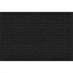 PRO-SAFE - 2.66' Long x 2' Wide Natural Rubber, Ribbed Entrance Matting - Exact Industrial Supply