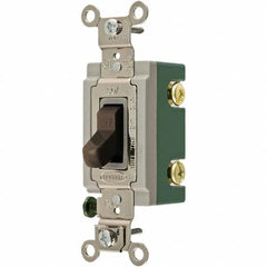 Bryant Electric - Wall & Dimmer Light Switches Switch Type: NonDimmer Switch Operation: Toggle - Exact Industrial Supply