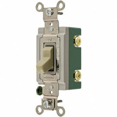 Bryant Electric - Wall & Dimmer Light Switches Switch Type: NonDimmer Switch Operation: Toggle - Exact Industrial Supply