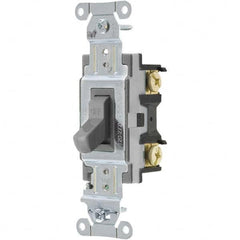 Bryant Electric - Wall & Dimmer Light Switches Switch Type: NonDimmer Switch Operation: Toggle - Exact Industrial Supply