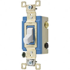 Bryant Electric - Wall & Dimmer Light Switches Switch Type: Three Way Switch Operation: Toggle - Exact Industrial Supply