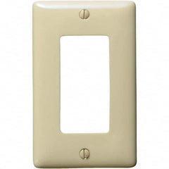 Bryant Electric - Wall Plates Wall Plate Type: Outlet Wall Plates Color: Ivory - Exact Industrial Supply