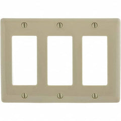 Bryant Electric - Wall Plates Wall Plate Type: Outlet Wall Plates Color: Ivory - Exact Industrial Supply