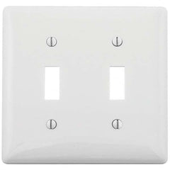 Bryant Electric - Wall Plates Wall Plate Type: Switch Plates Color: White - Exact Industrial Supply