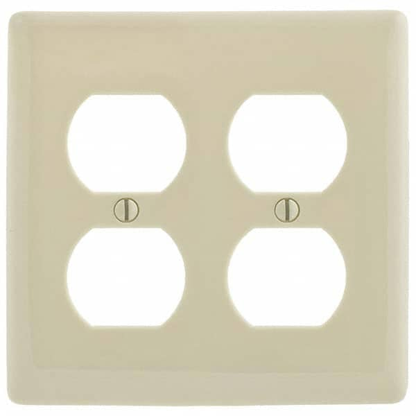 Bryant Electric - Wall Plates Wall Plate Type: Outlet Wall Plates Color: Light Almond - Exact Industrial Supply