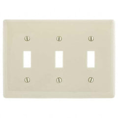 Bryant Electric - Wall Plates Wall Plate Type: Switch Plates Color: Light Almond - Exact Industrial Supply