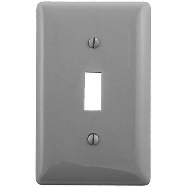 Bryant Electric - Wall Plates Wall Plate Type: Switch Plates Color: Gray - Exact Industrial Supply