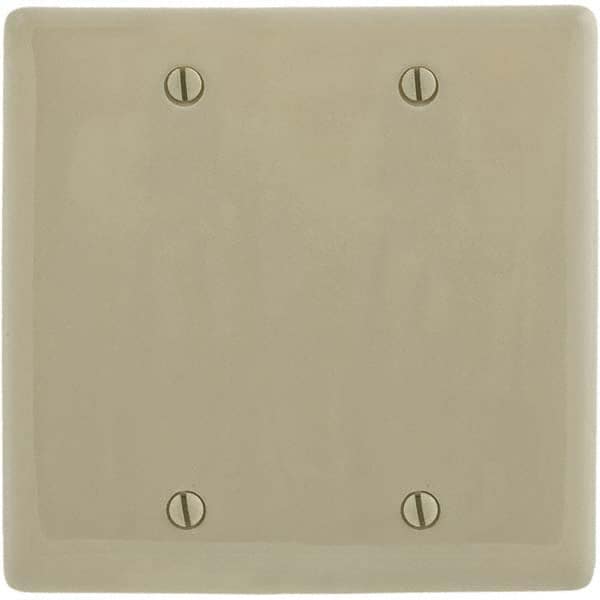 Bryant Electric - Wall Plates Wall Plate Type: Blank Wall Plate Color: Ivory - Exact Industrial Supply