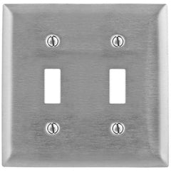 Bryant Electric - Wall Plates Wall Plate Type: Switch Plates Color: Metallic - Exact Industrial Supply