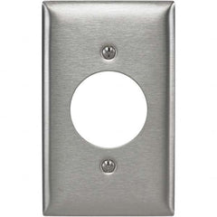 Bryant Electric - Wall Plates Wall Plate Type: Outlet Wall Plates Color: Metallic - Exact Industrial Supply