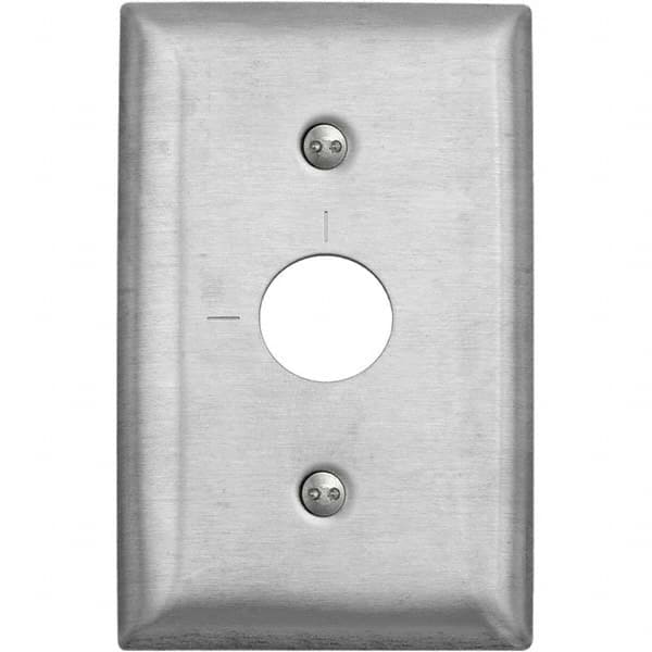 Bryant Electric - Wall Plates Wall Plate Type: Switch Plates Color: Metallic - Exact Industrial Supply