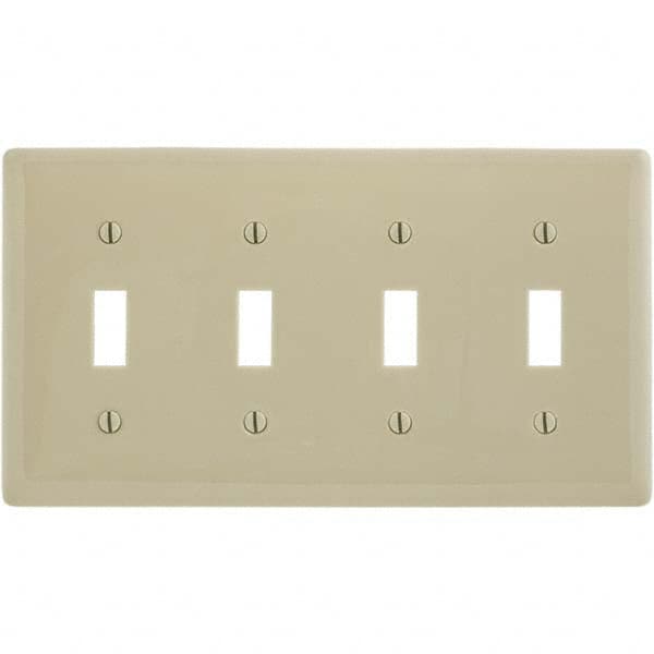 Bryant Electric - Wall Plates Wall Plate Type: Switch Plates Color: Ivory - Exact Industrial Supply