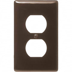 Bryant Electric - Wall Plates Wall Plate Type: Outlet Wall Plates Color: Brown - Exact Industrial Supply