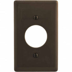 Bryant Electric - Wall Plates Wall Plate Type: Outlet Wall Plates Color: Brown - Exact Industrial Supply