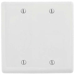 Bryant Electric - Wall Plates Wall Plate Type: Blank Wall Plate Color: White - Exact Industrial Supply