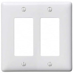 Bryant Electric - Wall Plates Wall Plate Type: Outlet Wall Plates Color: White - Exact Industrial Supply