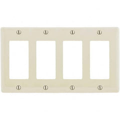 Bryant Electric - Wall Plates Wall Plate Type: Outlet Wall Plates Color: Light Almond - Exact Industrial Supply