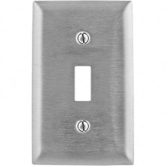 Bryant Electric - Wall Plates Wall Plate Type: Switch Plates Color: Metallic - Exact Industrial Supply