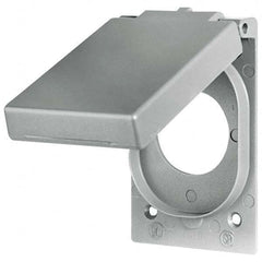 Bryant Electric - Weatherproof Box Covers Cover Shape: Rectangle Number of Holes in Outlet: 1 - Exact Industrial Supply