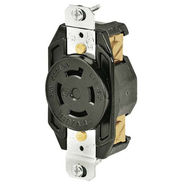 Bryant Electric - Twist Lock Receptacles Receptacle/Part Type: Receptacle Gender: Female - Exact Industrial Supply