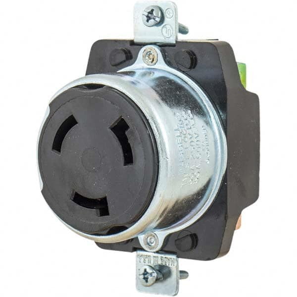 Bryant Electric - Twist Lock Receptacles Receptacle/Part Type: Receptacle Gender: Female - Exact Industrial Supply