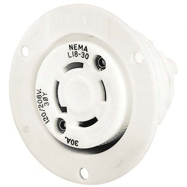 Bryant Electric - Twist Lock Receptacles Receptacle/Part Type: Receptacle Gender: Female - Exact Industrial Supply