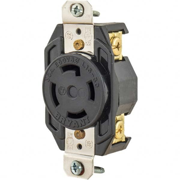 Bryant Electric - Twist Lock Receptacles Receptacle/Part Type: Receptacle Gender: Female - Exact Industrial Supply