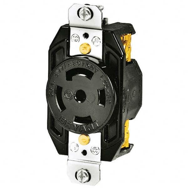 Bryant Electric - Twist Lock Receptacles Receptacle/Part Type: Receptacle Gender: Female - Exact Industrial Supply