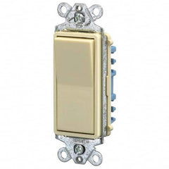 Bryant Electric - Wall & Dimmer Light Switches Switch Type: Three Way Switch Operation: Rocker - Exact Industrial Supply