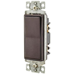 Bryant Electric - Wall & Dimmer Light Switches Switch Type: Three Way Switch Operation: Rocker - Exact Industrial Supply