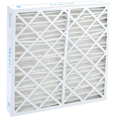 Pleated Air Filter: 24 x 24 x 4″, MERV 13, 80 to 85% Efficiency, Wire-Backed Pleated Synthetic, Beverage Board Frame, 500 Max FPM, 2,000 CFM, Use with Any Unit