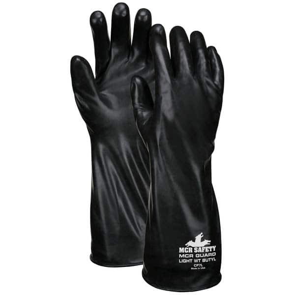 MCR Safety - Chemical Resistant Gloves Material: Butyl Numeric Size: 8 - Exact Industrial Supply