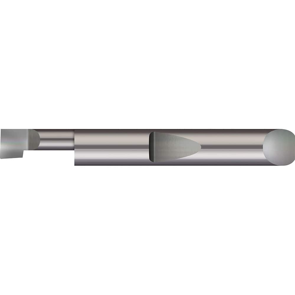 Micro 100 - Boring Bars; Minimum Bore Diameter (Decimal Inch): 0.1600 ; Maximum Bore Depth (Decimal Inch): 0.7500 ; Maximum Bore Depth (Inch): 3/4 ; Material: Solid Carbide ; Boring Bar Type: Boring ; Shank Diameter (Decimal Inch): 0.1875 - Exact Industrial Supply