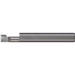 Micro 100 - Boring Bars; Minimum Bore Diameter (Decimal Inch): 0.0800 ; Maximum Bore Depth (Decimal Inch): 0.5000 ; Maximum Bore Depth (Inch): 1/2 ; Material: Solid Carbide ; Boring Bar Type: Boring ; Shank Diameter (Decimal Inch): 0.1250 - Exact Industrial Supply