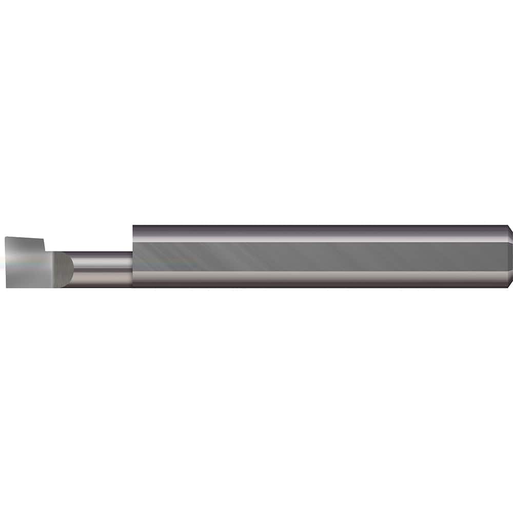 Micro 100 - Boring Bars; Minimum Bore Diameter (Decimal Inch): 0.1400 ; Minimum Bore Diameter (Inch): 9/64 ; Maximum Bore Depth (Decimal Inch): 0.2500 ; Maximum Bore Depth (Inch): 1/4 ; Material: Solid Carbide ; Boring Bar Type: Boring - Exact Industrial Supply
