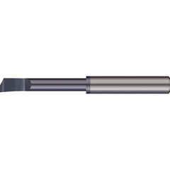 Micro 100 - Boring Bars; Minimum Bore Diameter (Decimal Inch): 0.0225 ; Maximum Bore Depth (Decimal Inch): 0.1250 ; Maximum Bore Depth (Inch): 1/8 ; Material: Solid Carbide ; Boring Bar Type: Boring ; Shank Diameter (Decimal Inch): 0.1250 - Exact Industrial Supply
