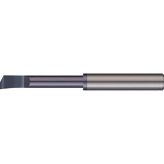 Micro 100 - Boring Bars; Minimum Bore Diameter (Decimal Inch): 0.2275 ; Maximum Bore Depth (Decimal Inch): 1.0000 ; Maximum Bore Depth (Inch): 1 ; Material: Solid Carbide ; Boring Bar Type: Boring ; Shank Diameter (Decimal Inch): 0.2500 - Exact Industrial Supply