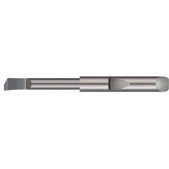 Micro 100 - Boring Bars; Minimum Bore Diameter (Decimal Inch): 0.1975 ; Maximum Bore Depth (Decimal Inch): 1.2500 ; Maximum Bore Depth (Inch): 1-1/4 ; Material: Solid Carbide ; Boring Bar Type: Boring ; Shank Diameter (Decimal Inch): 0.2500 - Exact Industrial Supply