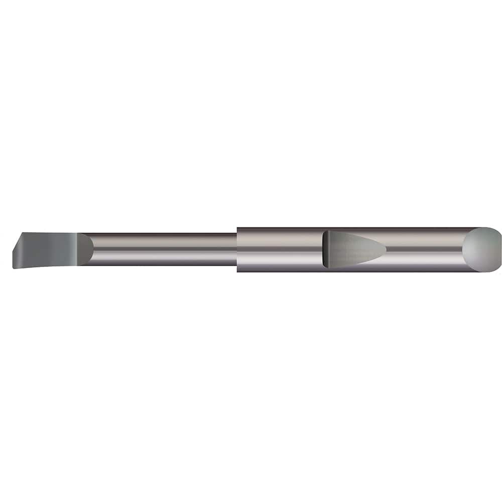 Micro 100 - Boring Bars; Minimum Bore Diameter (Decimal Inch): 0.0750 ; Minimum Bore Diameter (mm): 1.900 ; Maximum Bore Depth (Decimal Inch): 0.3750 ; Maximum Bore Depth (Inch): 3/8 ; Material: Solid Carbide ; Boring Bar Type: Boring - Exact Industrial Supply