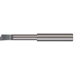 Micro 100 - Boring Bars; Minimum Bore Diameter (Decimal Inch): 0.0950 ; Maximum Bore Depth (Decimal Inch): 0.5620 ; Maximum Bore Depth (Inch): 9/16 ; Material: Solid Carbide ; Boring Bar Type: Boring ; Shank Diameter (Decimal Inch): 0.1250 - Exact Industrial Supply