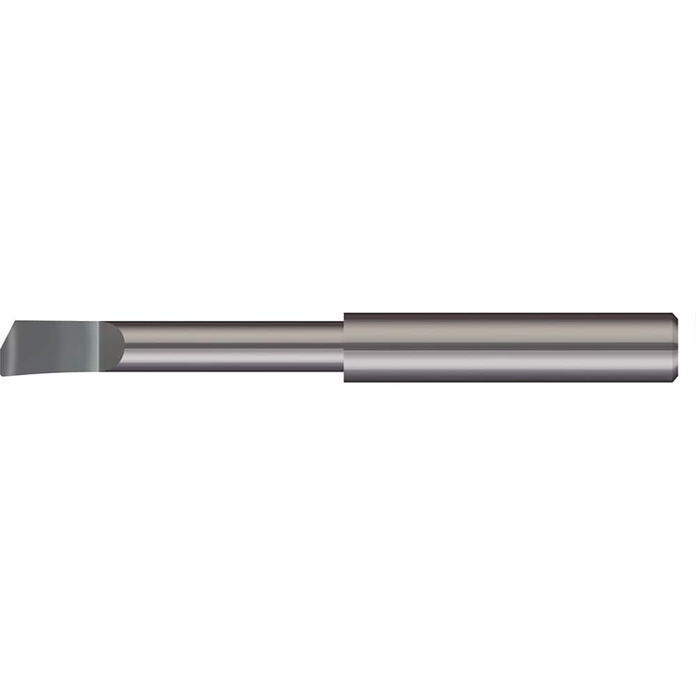 Micro 100 - Boring Bars; Minimum Bore Diameter (Decimal Inch): 0.0275 ; Maximum Bore Depth (Decimal Inch): 0.2500 ; Maximum Bore Depth (Inch): 1/4 ; Material: Solid Carbide ; Boring Bar Type: Boring ; Shank Diameter (Decimal Inch): 0.1250 - Exact Industrial Supply