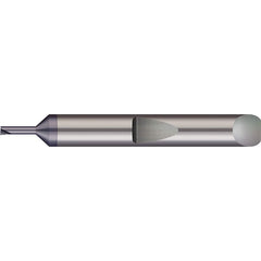 Micro Boring Bar: 0.0225″ Min Bore, 0.1″ Max Depth, Right Hand Cut, Solid Carbide 3/16″ Shank Dia, 1-1/2″ OAL