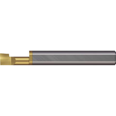 Micro 100 - Boring Bars; Minimum Bore Diameter (Decimal Inch): 0.1400 ; Minimum Bore Diameter (Inch): 9/64 ; Maximum Bore Depth (Decimal Inch): 0.4000 ; Material: Solid Carbide ; Boring Bar Type: Boring ; Shank Diameter (Decimal Inch): 0.1875 - Exact Industrial Supply